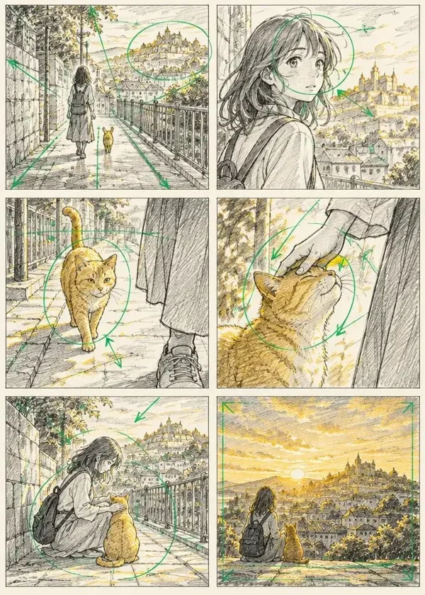 《分镜解剖课》同人漫画封面，专题 · 创作谈、分镜、教学