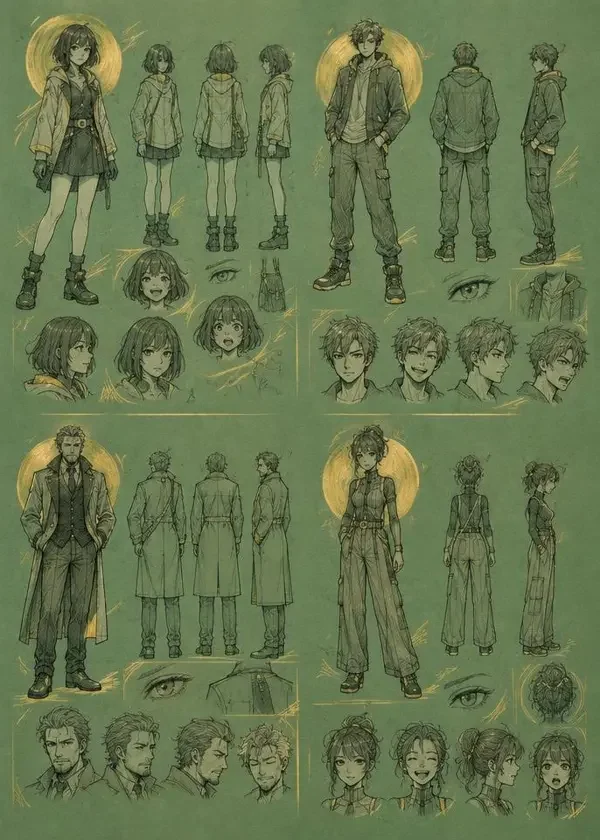 《角色再解读：那些被写错的人》同人漫画封面，专题 · 角色研究、再创作、同人